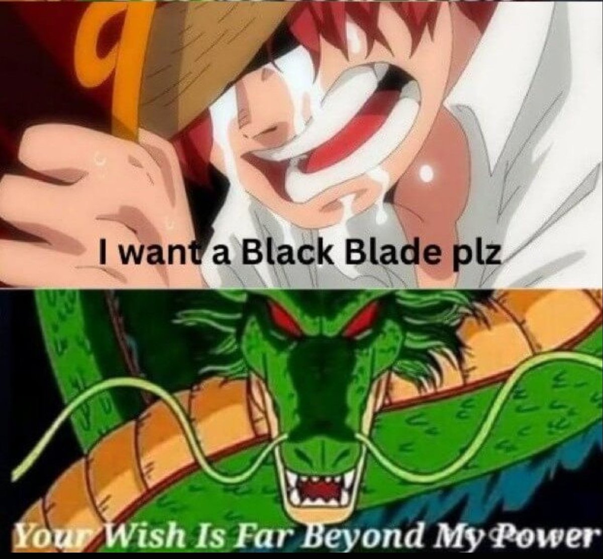 sandman_AP's tweet photo. Do you think Shanks will ever become strong enough to turn his sword into a Black Blade like Mihawk did? 🥺🥺 https://t.co/4Rfy91Wr5c