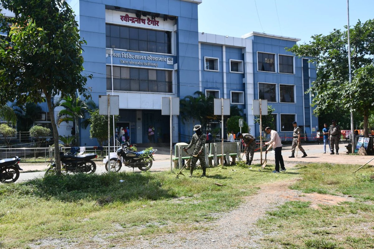 commandant188's tweet photo. On 27 September 2026, personnel of 188 BN CRPF actively participated in the Swachhata Hi Seva 2026 campaign, reinforcing the message of cleanliness, civic responsibility and a healthier environment. स्वच्छता अपनाएँ, स्वस्थ भारत बनाएँ। @crpfindia @CTGSECTORCRPF @DigJagdalpur https://t.co/MKLw5tHwlP