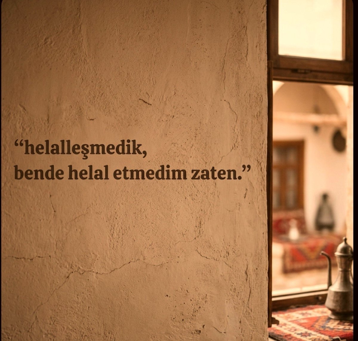 ardiskusu's tweet photo. Helalleşmedik 
bende helal etmedim zaten https://t.co/GRVJxkVVdY