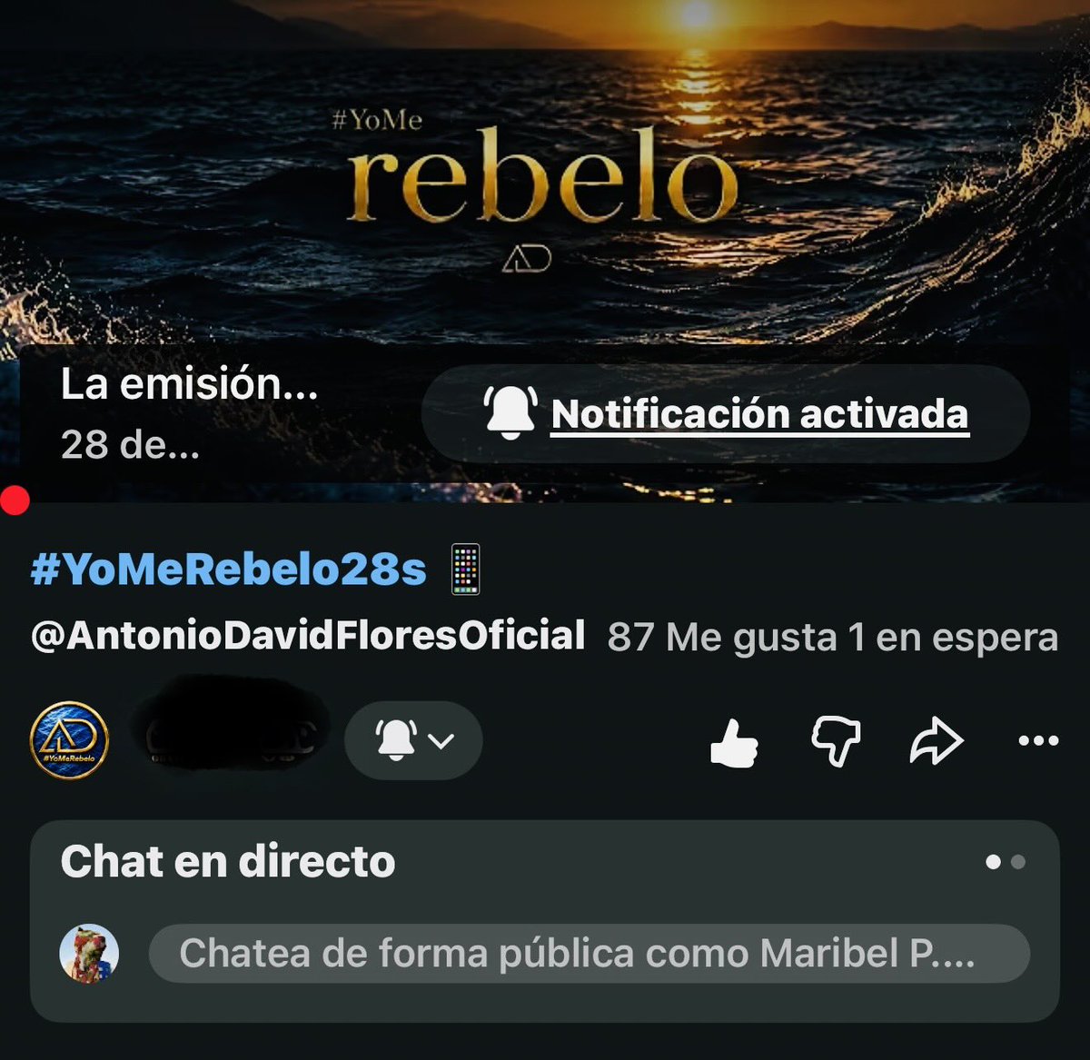 Maribel250694's tweet photo. @Loflipo4 @adavidflores Buenos días @Loflipo4 .
Como siempre ahí estaré escuchándoos.
Un beso bonita 😘😘😘🫶🫶🫶
   #YoMeRebelo28S 
#YoMeRebelo29S https://t.co/NZJShyJ6BS