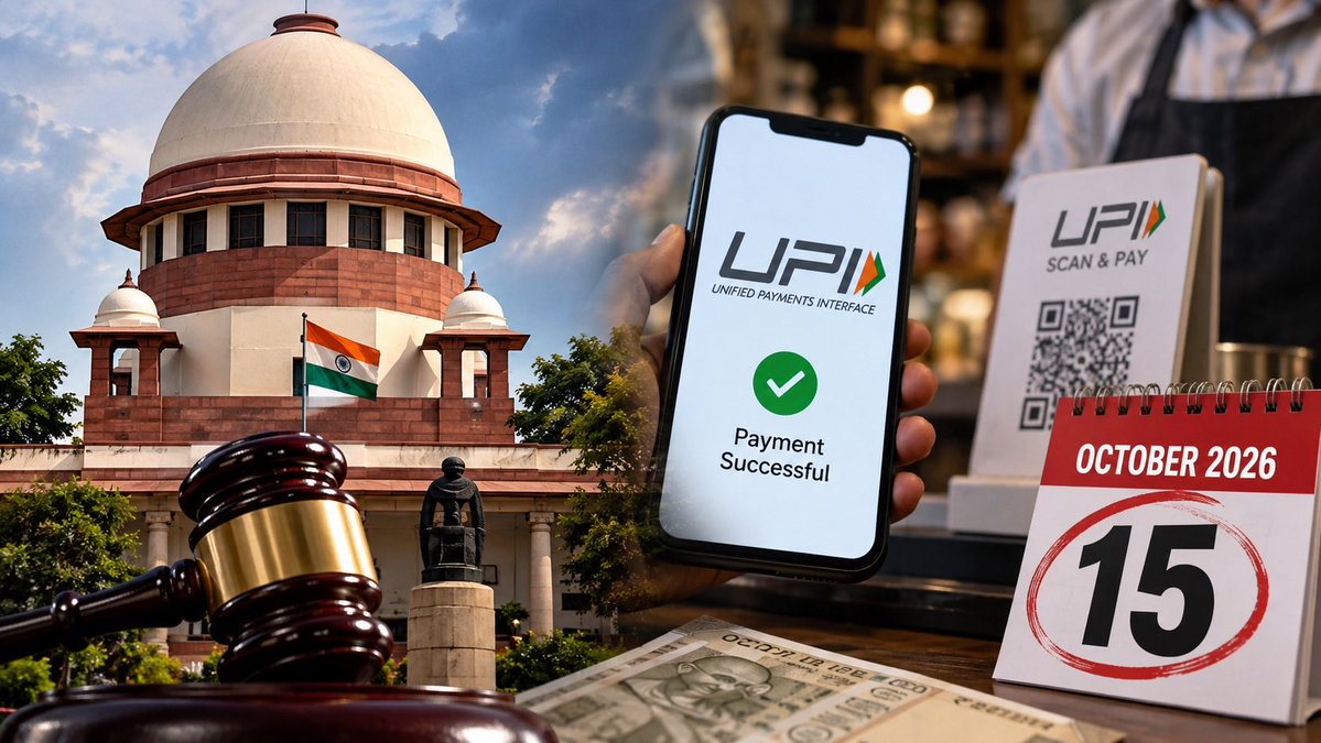 BudhilVyas's tweet photo. 🚨 UPI RULES FROM OCT 15 🇮🇳

Here’s what actually matters:

👉 You sending money to another person: FREE
👉 Merchant payment up to ₹2,000: FREE
👉 Eligible merchant payment above ₹2,000: 0.4% MDR
👉 Maximum MDR: ₹300
👉 Small merchants under the zero-MDR framework remain protected

Supreme Court has NOT stayed the rollout yet