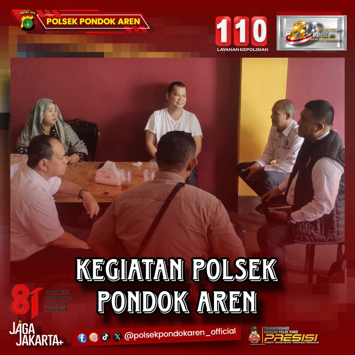 Aren_Sector's tweet photo. Pihak Polsek Pondok aren menyambangi kediaman Pemilik usaha Sate yang dalam keterangan Videonya mengaku Pindah lokasi usaha karna ada Pungli (Viral di Media sosial Threath). 

(Perkembangan akan kami update).

#PolsekPondokAren 
#LayananPolisi110 https://t.co/ij4AhJJ3U4