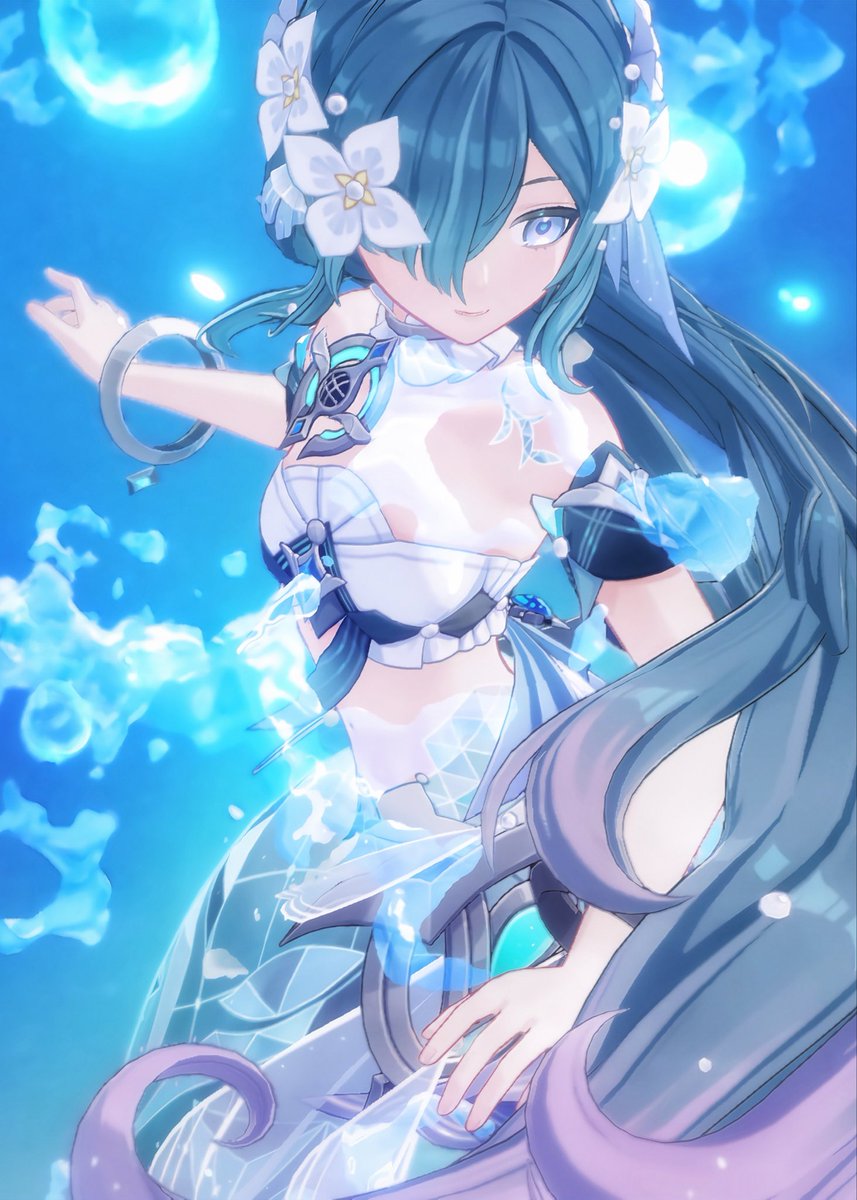 yuu270139's tweet photo. 💙🫧
#Vodyanitsa #GenshinImpact https://t.co/ywTLDN5oWS
