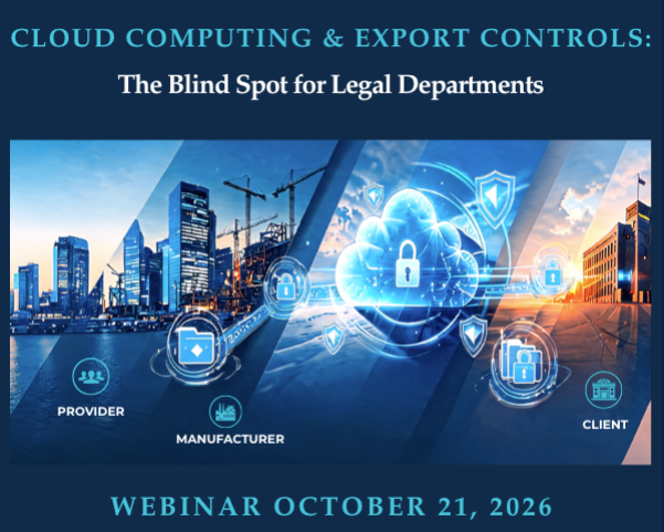simge1107's tweet photo. Excited to share an upcoming ATICA webinar I'd encourage legal, compliance and IT teams to attend:

🖥️ Cloud Computing &amp; Export Controls: The Blind Spot for Legal Departments

📅 21 October 2026

🔗 Register here: https://t.co/nyYIyiRLM1 https://t.co/ekbjV5oceo