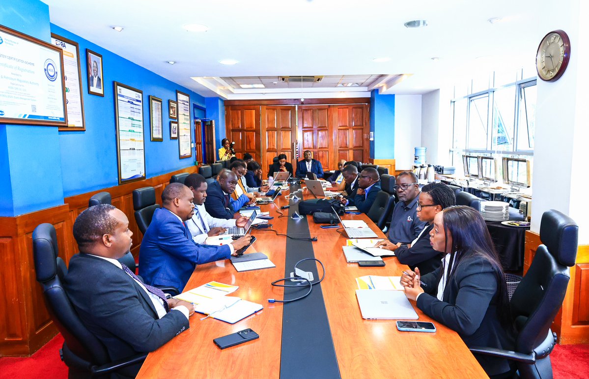 board_energy's tweet photo. The ERB  has commenced a benchmarking mission with Kenya’s Energy and Petroleum Regulatory Authority (EPRA), focusing on the implementation of licensing procedures and compliance monitoring
#ERB #EPRA #EnergyRegulation #Benchmarking #PetroleumRegulation #WeSafeguardYourInterests https://t.co/MnUzDcggPD