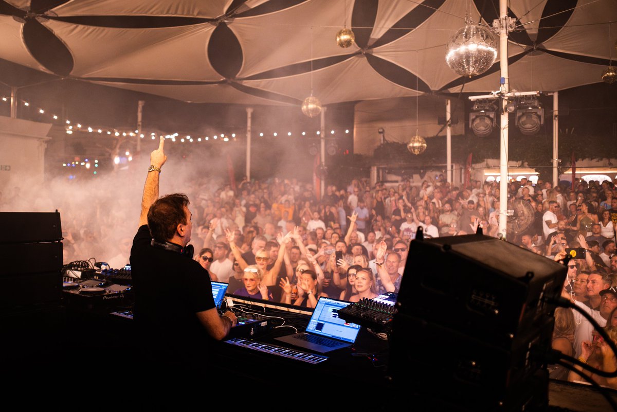PAULVANDYK's tweet photo. SHINE Ibiza - our key to happiness! 
It was a pleasure dancing with you at 528 Ibiza.
See you again next summer! https://t.co/cRveTdJl5L