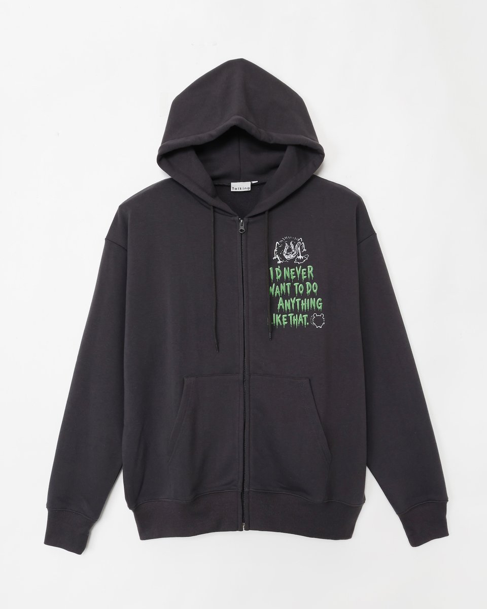 talkingheads_0's tweet photo. 💚あのこ・でかつよパーカー追加生産決定💚
大好評につき即完売してしまい、楽しみにされていた皆様大変申し訳こざいませんでした。 
・ちいかわ ジップパーカー ホラーシリーズ(あのこ・でかつよ) スミクロ
上記アイテムの追加生産が決定致しましたので 再生産分の追加予約を只今スタートいたしました✨ お見逃しなく!
🔗https://t.co/00gZ36D8MD
#ちいかわ　
#Talking