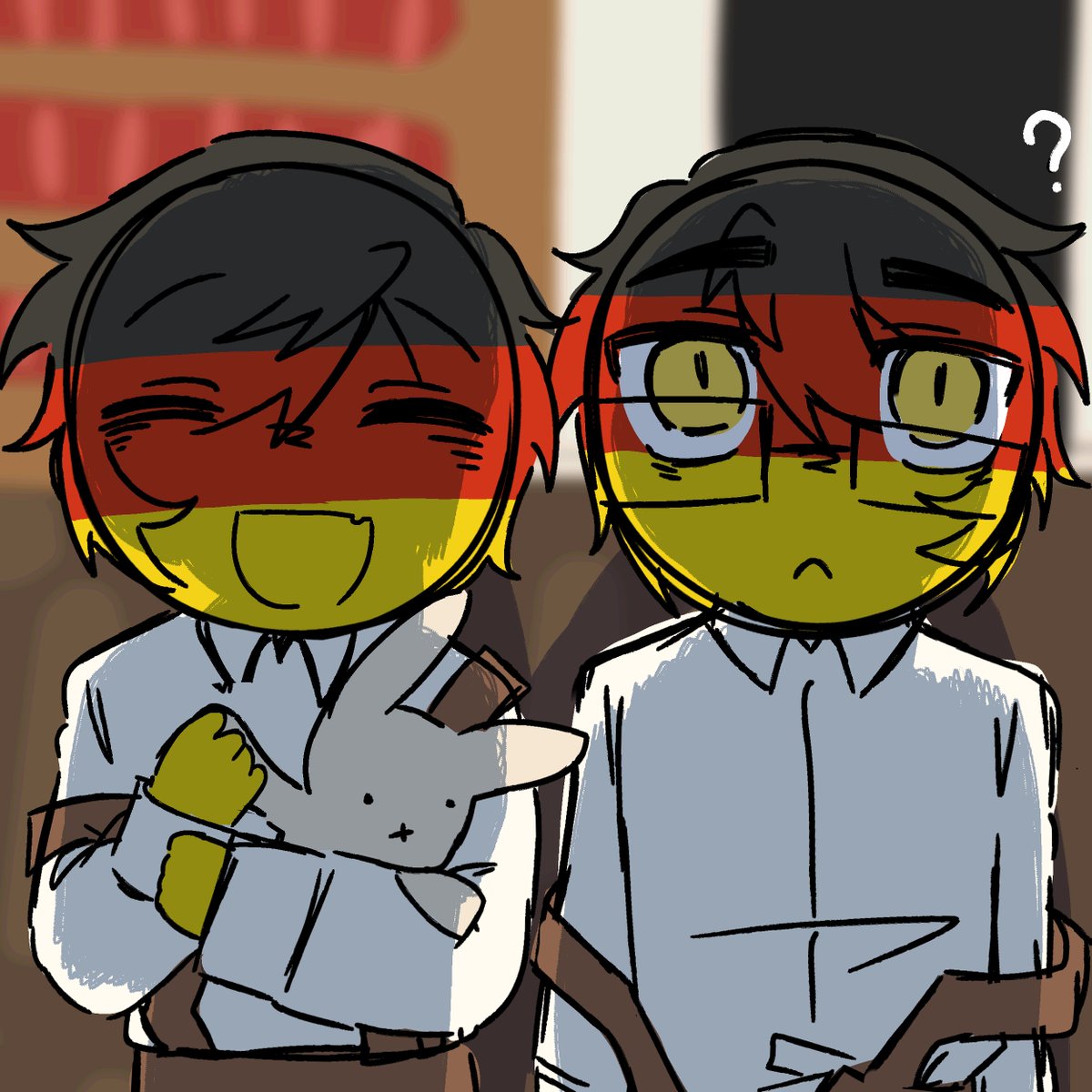Brosephstaileen's tweet photo. Mmwahh!! <3 😙 Kisses from Papa :D 
 [Platonic]
PLEASE FOR THE LOVE OF GOTT IGNORE THE BACKGROUND 😭🙏
#countryhumans https://t.co/nH32wYcBph