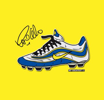 90sfootball's tweet photo. Football Boot Art by @MyGreatest11 🎨 https://t.co/Bqr2R4UVY2