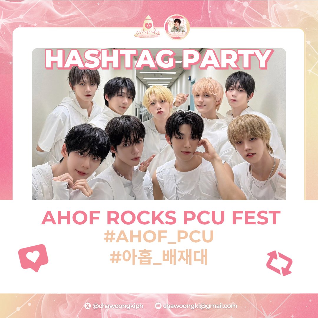 chawoongkiph's tweet photo. The boys are back on the stage!

AHOF is heading to Paichai University for the ‘Daedongje’ Festival 🎶

AHOF ROCKS PCU FEST
#AHOF_PCU
#아홉_배재대
#AHOF #아홉
@AHOF_official https://t.co/woVK6UkdAp