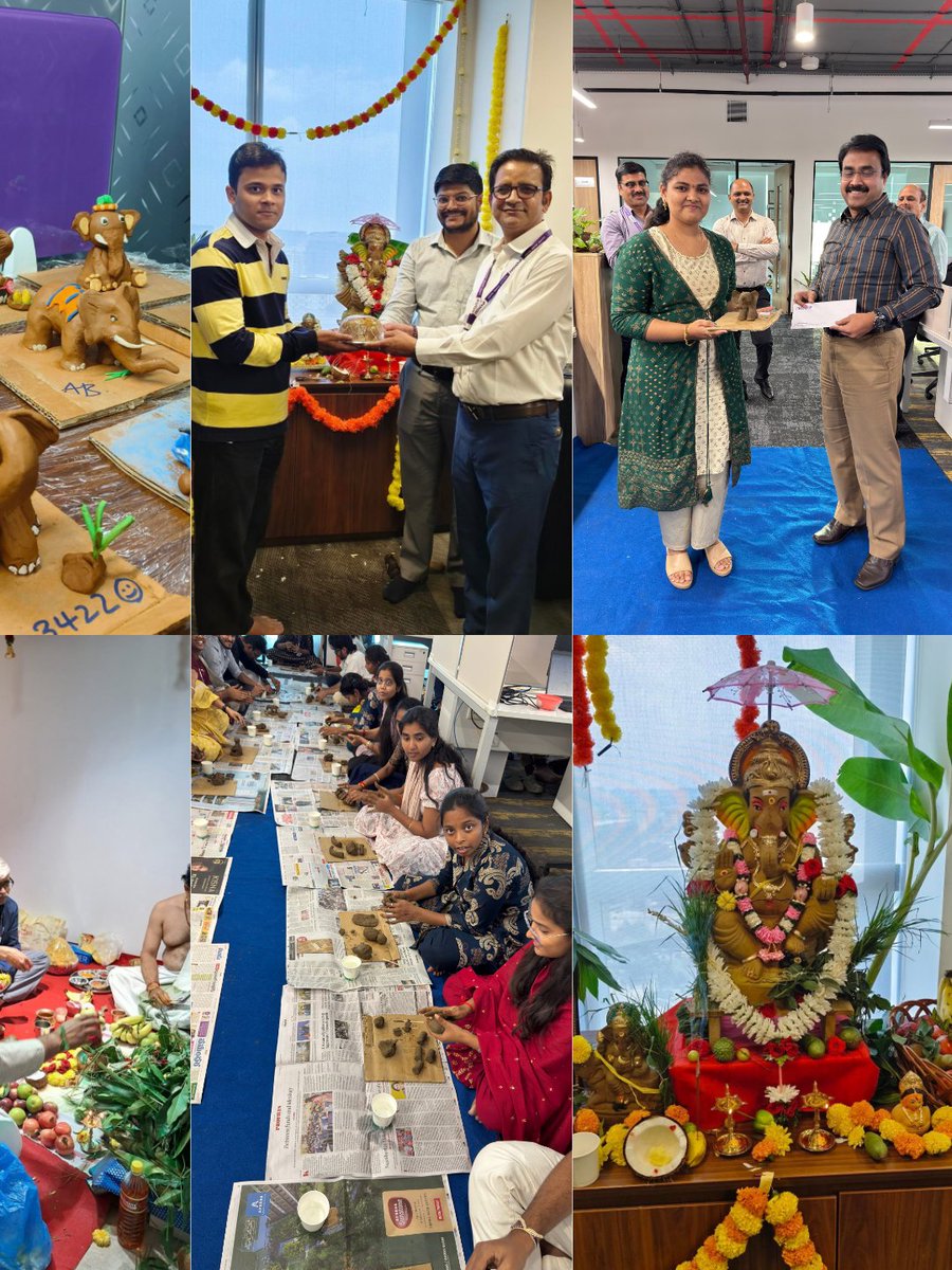 MosChipTech's tweet photo. United by devotion, inspired by wisdom.

From traditional aartis to festive sweets, here’s how the entire MosChip family across all locations wrapped up a beautiful Ganesh Chaturthi celebration.

May Bappa bless our teams with seamless innovation and limitless growth! https://t.co/8c3pwO49zL