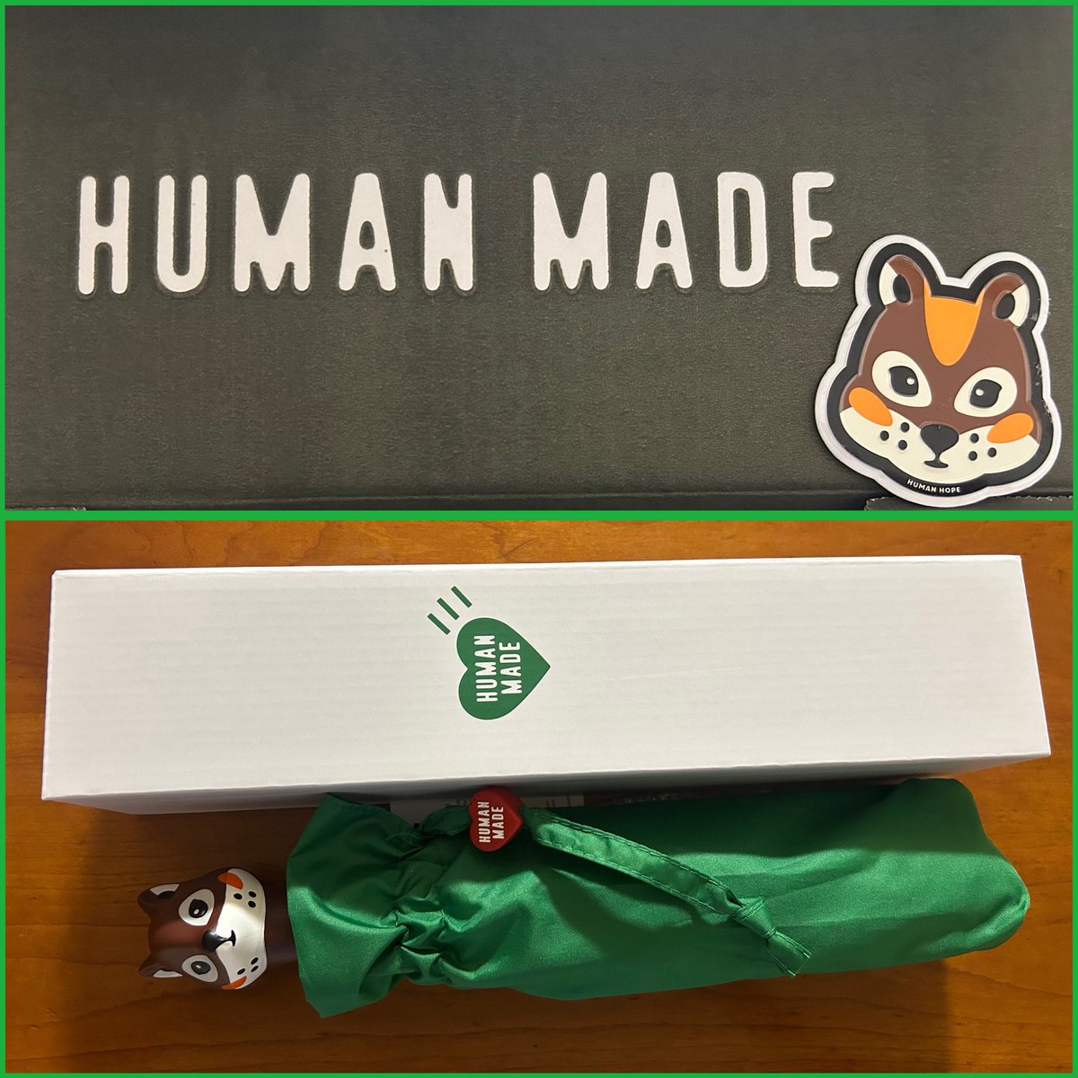 may06130903's tweet photo. 自分への誕プレ第一弾🐿️🎁
あ〜🫠かわいッ💚

#HUMAN_HOPE #HUMAN_MADE https://t.co/uoGaP9vwjk