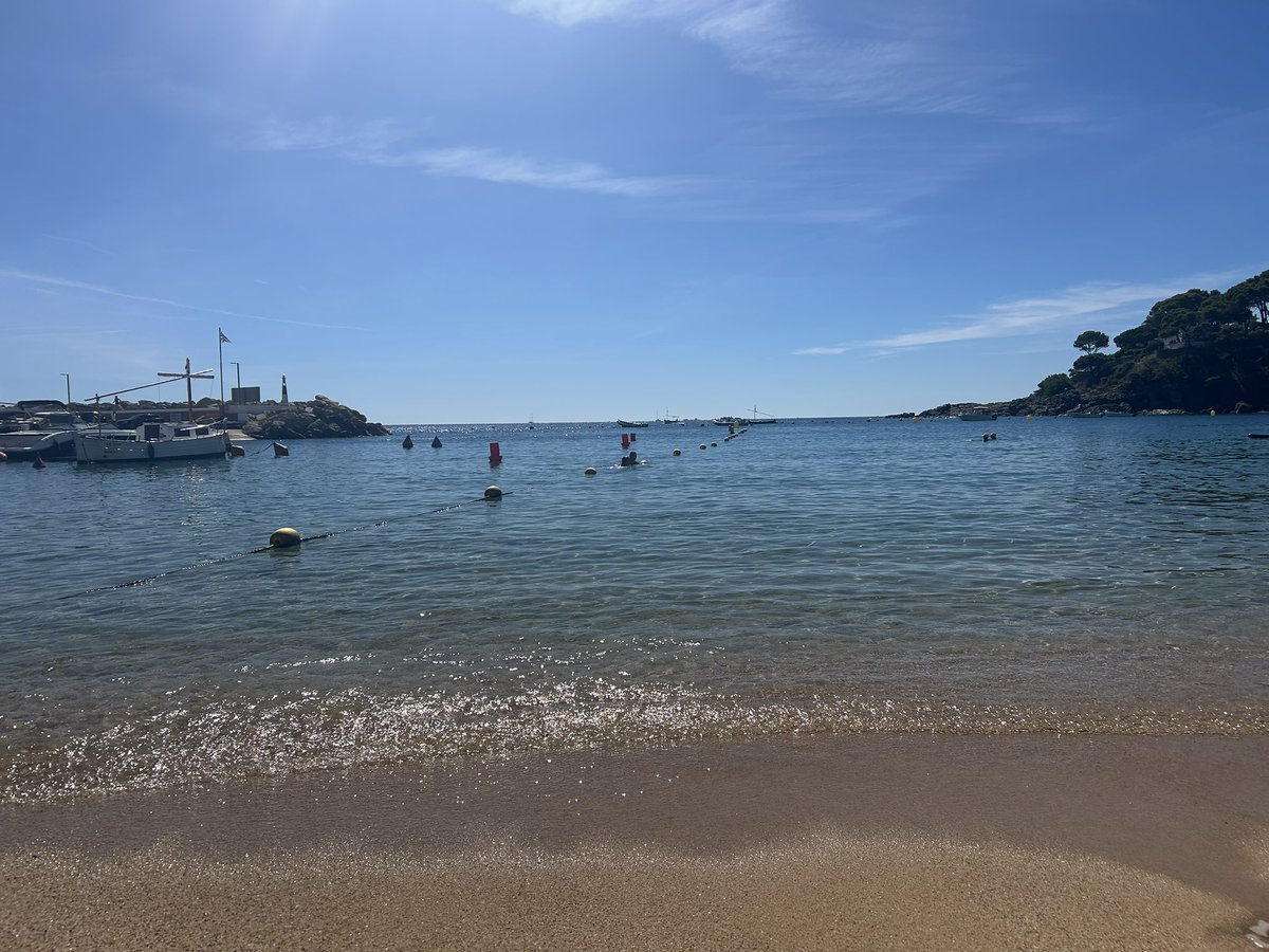 Tabe_24's tweet photo. 9月のコスタブラバビーチ（休日）🏖️まだ泳げるし人も夏ほど少ないからめちゃくちゃおすすめ！バルセロナから🚙or🚌１時間半くらい、平日のみですがホームステイという形で旅人受け入れ&amp;周辺ガイドもします〜☺️
バルセロナ2回目とかの人はぜひ来てほしい〜 https://t.co/xwl7CQbJXt