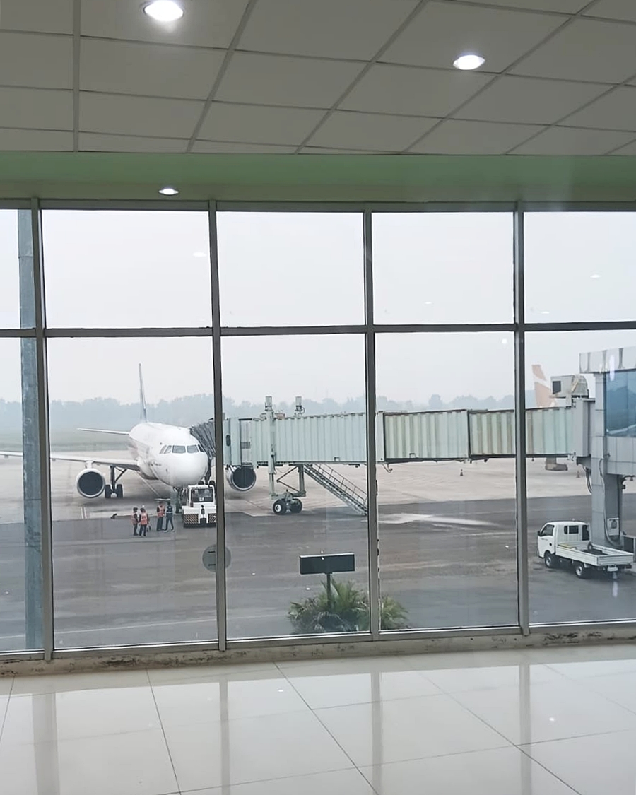 infoPLK's tweet photo. Sudah 9 (sembilan) hari Bandara Tjilik Riwut Palangka Raya tidak ada pesawat yang take off maupun landing. https://t.co/CtSeh0o2Fp
