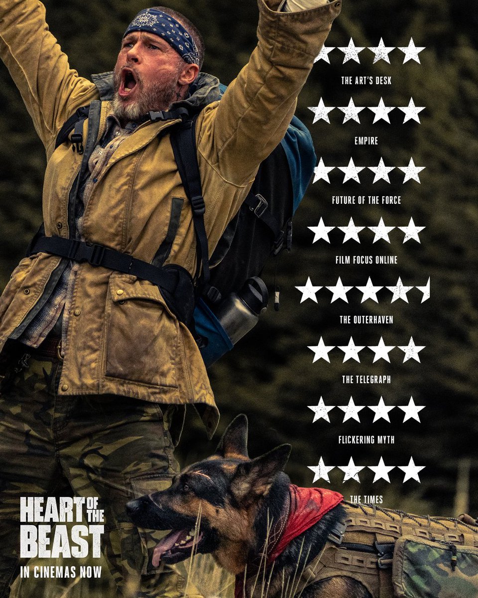 ParamountUK's tweet photo. Don’t miss Heart of the Beast, starring Brad Pitt, in cinemas now. https://t.co/zxGVIIhF1C
