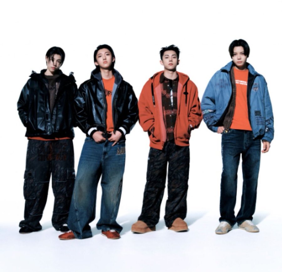 boygrouppopbase's tweet photo. #LNGSHOT has been selected as the face of AAPE Fall/Winter 2026 collection by A bathing Ape. https://t.co/hq2wl1eAfM