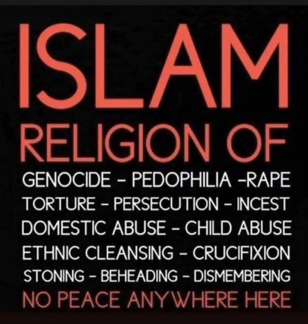 BEDambold's tweet photo. @RAIRFoundation Islam is a political ideology, not a religion. https://t.co/m9uChq5vjN