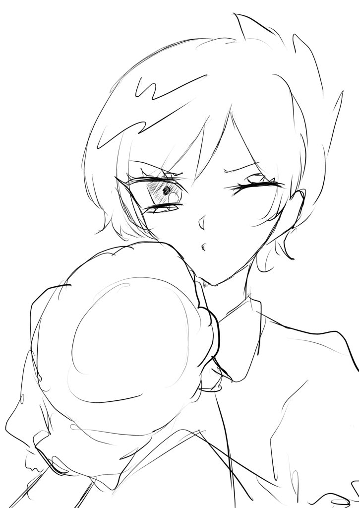kbb_so_cold's tweet photo. なんやかんやで明日行くことになりました。

天野落書き https://t.co/i9MzcL87EQ