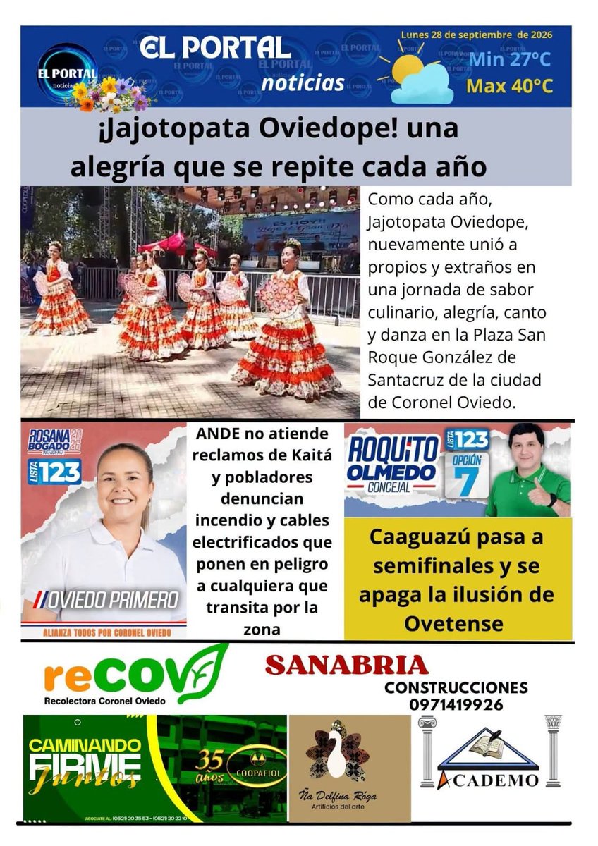 01ELPORTAL's tweet photo. Resumen Informativo https://t.co/geUSjfcCsV