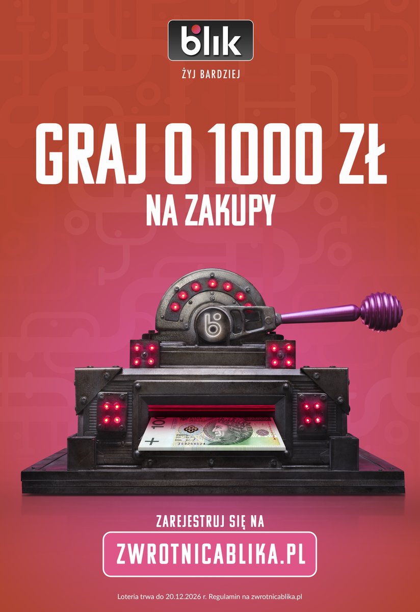 BLIKmobile's tweet photo. Jesienią wydatków nie brakuje: wyprzedaże, Black Friday, święta… 🍂🎁 Ale tym razem część z nich może do Ciebie wróci��, dzięki Zwrotnicy BLIKA. Zarejestruj się, wpłać symboliczną złotówkę na Fundację Uniwersytet Dzieci i płać BLIKIEM online oraz w sklepach stacjonarnych. Do wygrania 4 200 czeków po 1 000 zł! 🔀💰 Loteria trwa do 20 grudnia – zarejestruj się już dziś: https://t.co/6HembcnPfj
