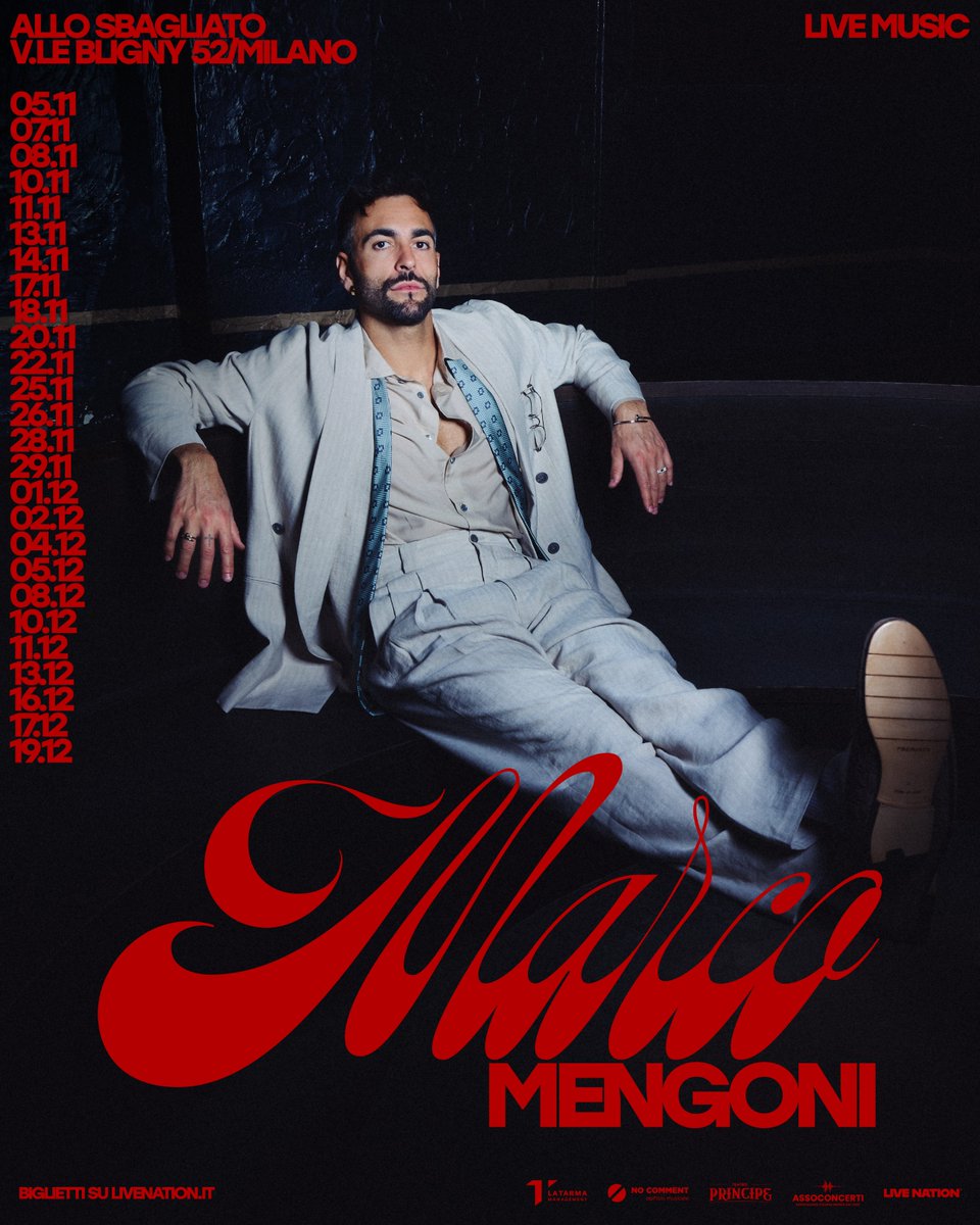 mengonimarco's tweet photo. I BIGLIETTI SARANNO DISPONIBILI IN VENDITA GENERALE DA OGGI ALLE 17 SU @LiveNationIT 

Poi vi spiego...  pensavate che aprissi un club senza cantarci dentro? 

Per info e biglietti https://t.co/I78nnSdXQC https://t.co/qC9ftGBNUm