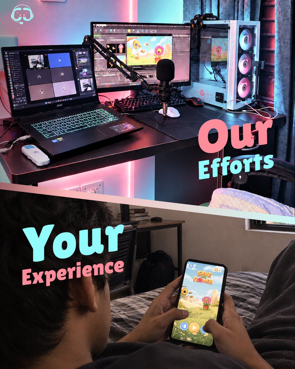 GameGenesis_hq's tweet photo. "One more round" took you to 3 am
Your sleep cycle is ruined and you're just mad at us for making the game too relaxing
Okay we well take the blame , you please continue with with you rounds
#GameGenesis #GameDevelopment #GameDev #CreativeDesign https://t.co/SYHggJ4mIO