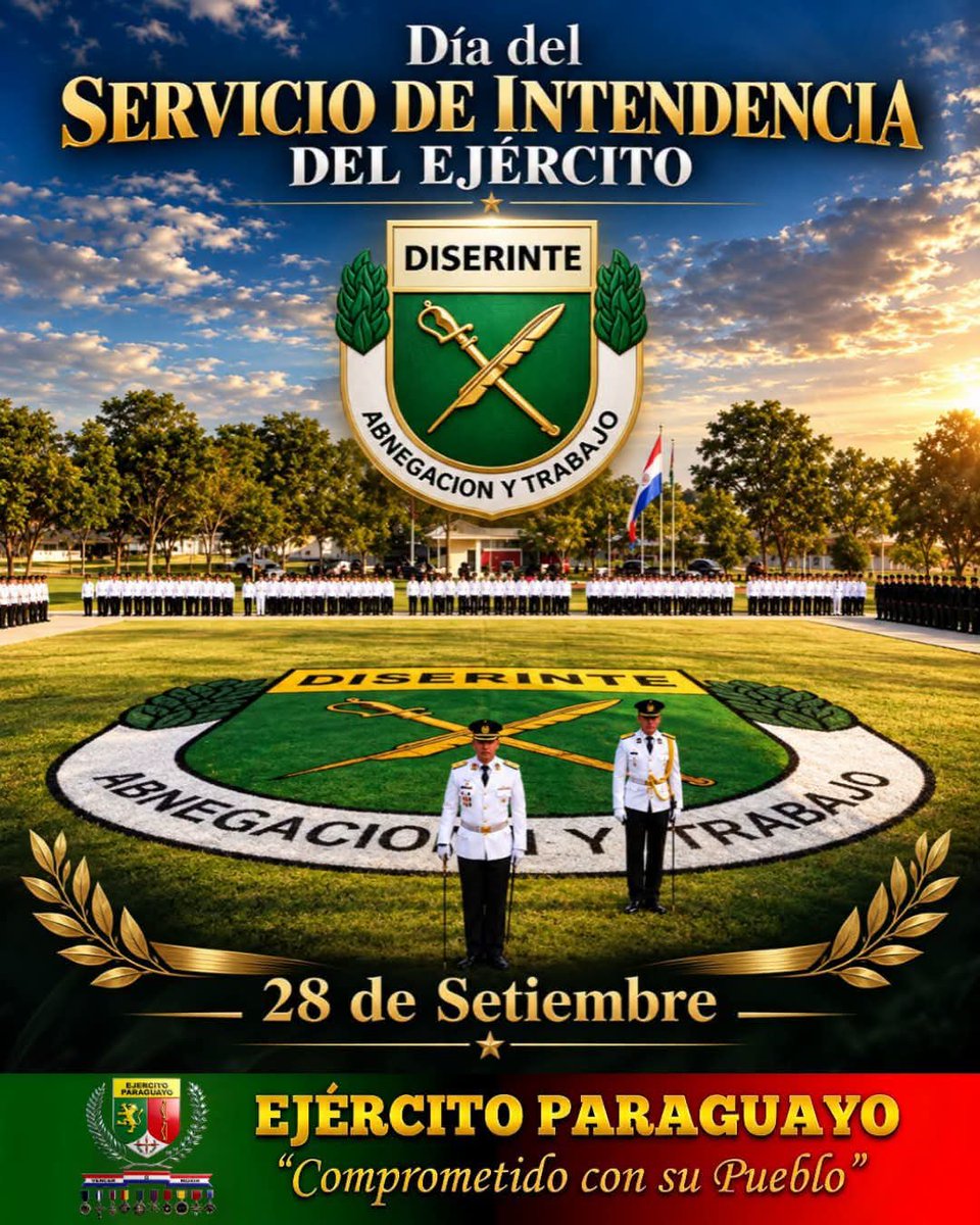 Ejercito_Pyo's tweet photo. 🇵🇾 𝐃𝐈́𝐀 𝐃𝐄𝐋 𝐒𝐄𝐑𝐕𝐈𝐂𝐈𝐎 𝐃𝐄 𝐈𝐍𝐓𝐄𝐍𝐃𝐄𝐍𝐂𝐈𝐀 𝐃𝐄𝐋 𝐄𝐉𝐄́𝐑𝐂𝐈𝐓𝐎

#EjércitoParaguayo
#ComprometidoConSuPueblo https://t.co/dMIRKNNOK2