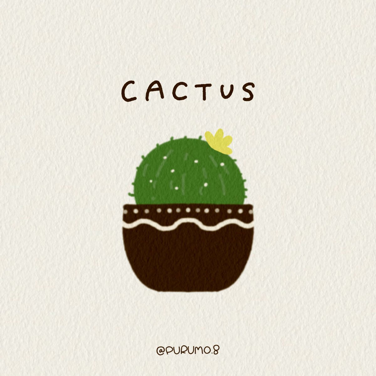 PURUMO8's tweet photo. サボテンってほんとに見た目���可愛い🌵🌵🌵

#イラスト #おえかき #月曜日を楽しく https://t.co/6arWnXDOTp