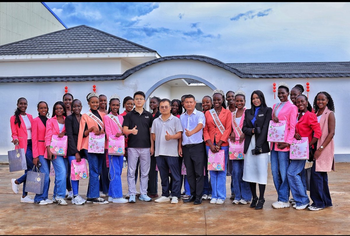 AngelizRCL's tweet photo. It was such an amazing experience with the queens as the @MissUgOfficial finalists 2026/2027 
As someone who loves volunteering in charity l had fun doing the charity and touring the various industries at @Liaoshenpark and I’m so grateful for the memories made and impact https://t.co/Gl5upgh76q