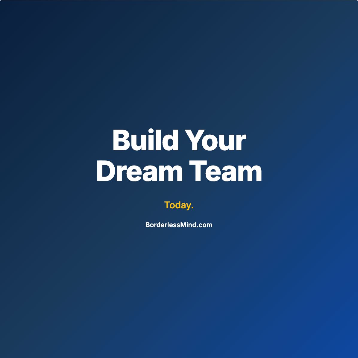 borderlessmind's tweet photo. Build Your Dream Team Today.

The right people make all the difference. BorderlessMind connects you with vetted, AI-first professionals worldwide, and takes care of onboarding, and compliance, so your dream team can get to work faster.

#BuildYourTeam #RemoteHiring #AIFirst https://t.co/Vsb6Dobr3A