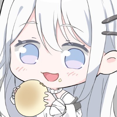 NectarAmai's tweet photo. アイコン用に描いた、デカいたまごボーロを食べる汐見蛍さん https://t.co/C4V8ihZw84