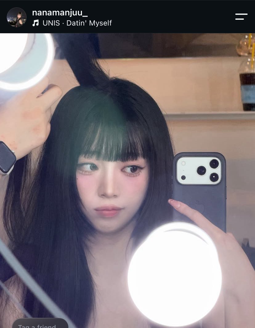 PapaBearEvter's tweet photo. Nana, Yunha and Kotoko finally posted on IG simultaneously, are they together? 

Hyeonju and Eli liking their post.
Miss them already.. https://t.co/wYeJTnZeiD