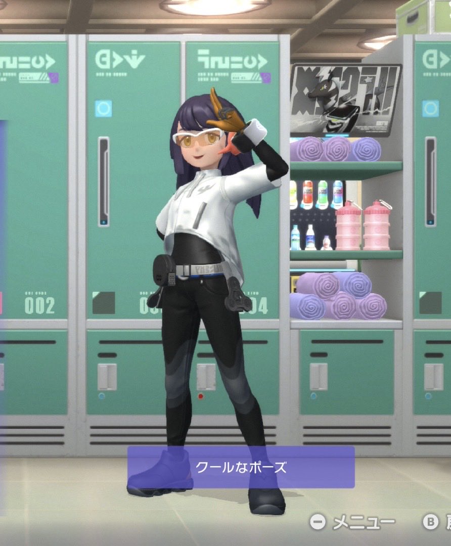 chachanswer's tweet photo. ポケチャンの姐、今回はサイバー系です☺️
連休やってなかった分、よく負けるから気分変えていこ〜笑 https://t.co/Yo7VegCz6S