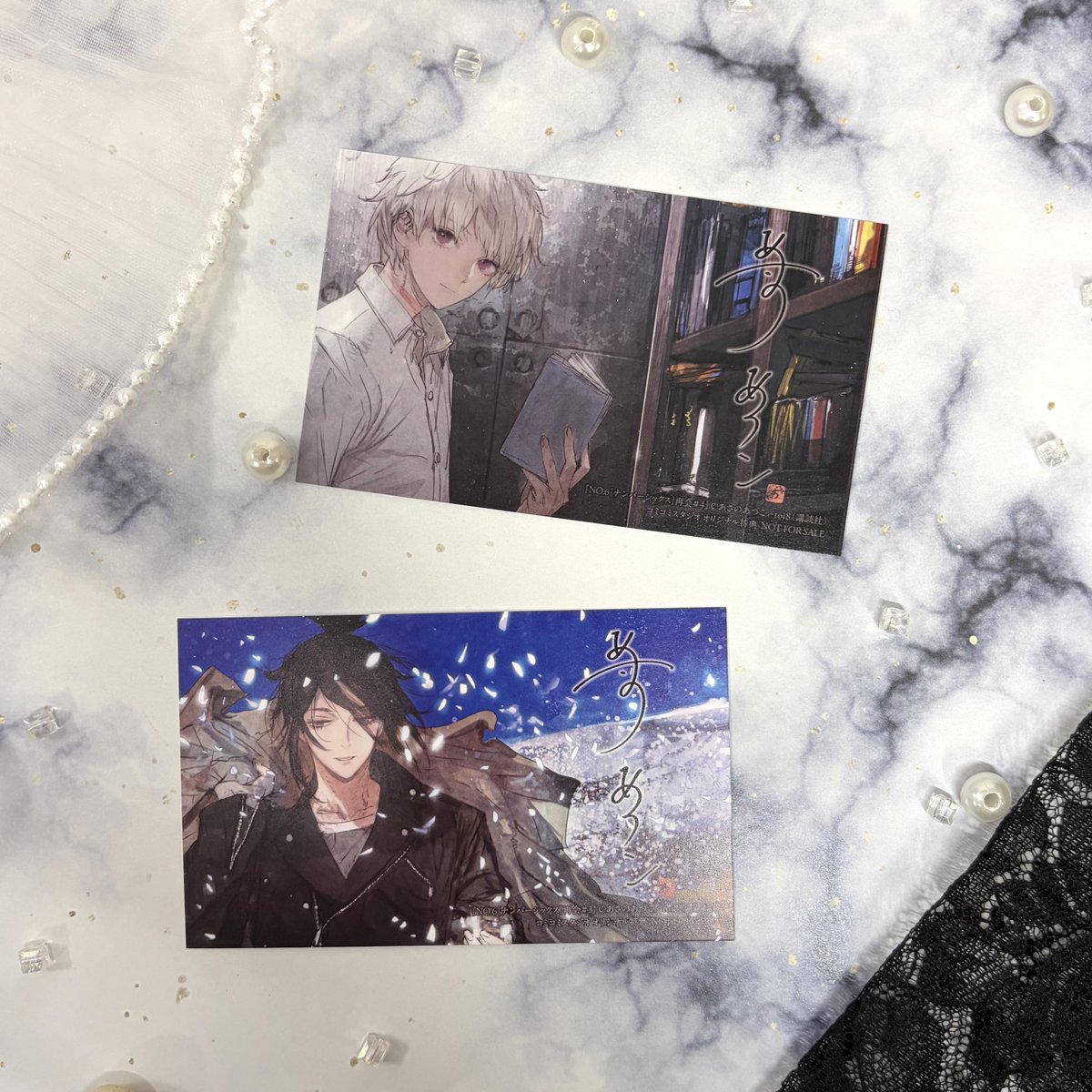 comicomistudio's tweet photo. ˗ˏˋ📸💜現物写真公開💜📷ˎˊ˗
コミコミ物流センターからこんにちは

あさのあつこ先生
ill:toi8 先生(@toi81008) 新刊ノベルス📕💕
『NO.6［#ナンバーシックス］再会＃4』
9/30発売

https://t.co/HUT7UaWu8N

🎁コミコミ特典は、紫苑とネズミを並べて飾りたい👀💕✨ミニイラストカード2枚セット(3巻表紙＆4巻表紙)✨
さらに✨SS小冊子✨も付いてくる‼️