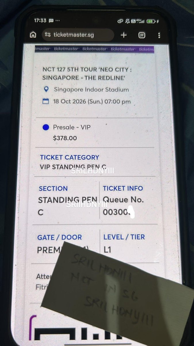 SRILHDNYlII's tweet photo. WTS / Want to sell 
NCT 127 The Redline in Singapore SG
18/10 Pen C qn <10
Feel free DM thank you 
#NCT127inSG #NCT127 https://t.co/bwGo40pePk