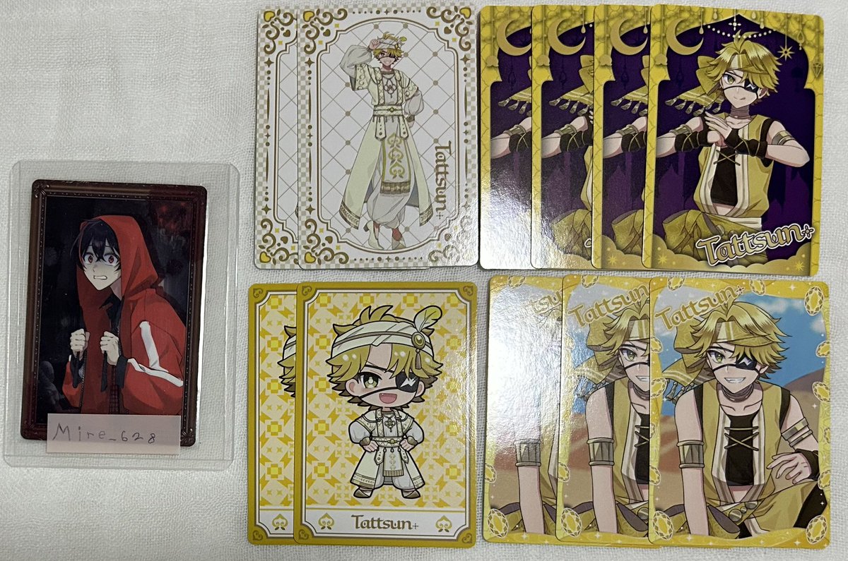 Mire_628's tweet photo. #からぴちグッズ交換
#カラフルピーチグッズ交換

求 🍗くん夜

譲 画像のもの（リプへ続く）

郵送のみ 買取❌
ホロはホロ同士のみのお取引でお願いします🙏
複数枚お取引いただける方を優先させていただきます🙇‍♀️ https://t.co/jZrQGpUIdq