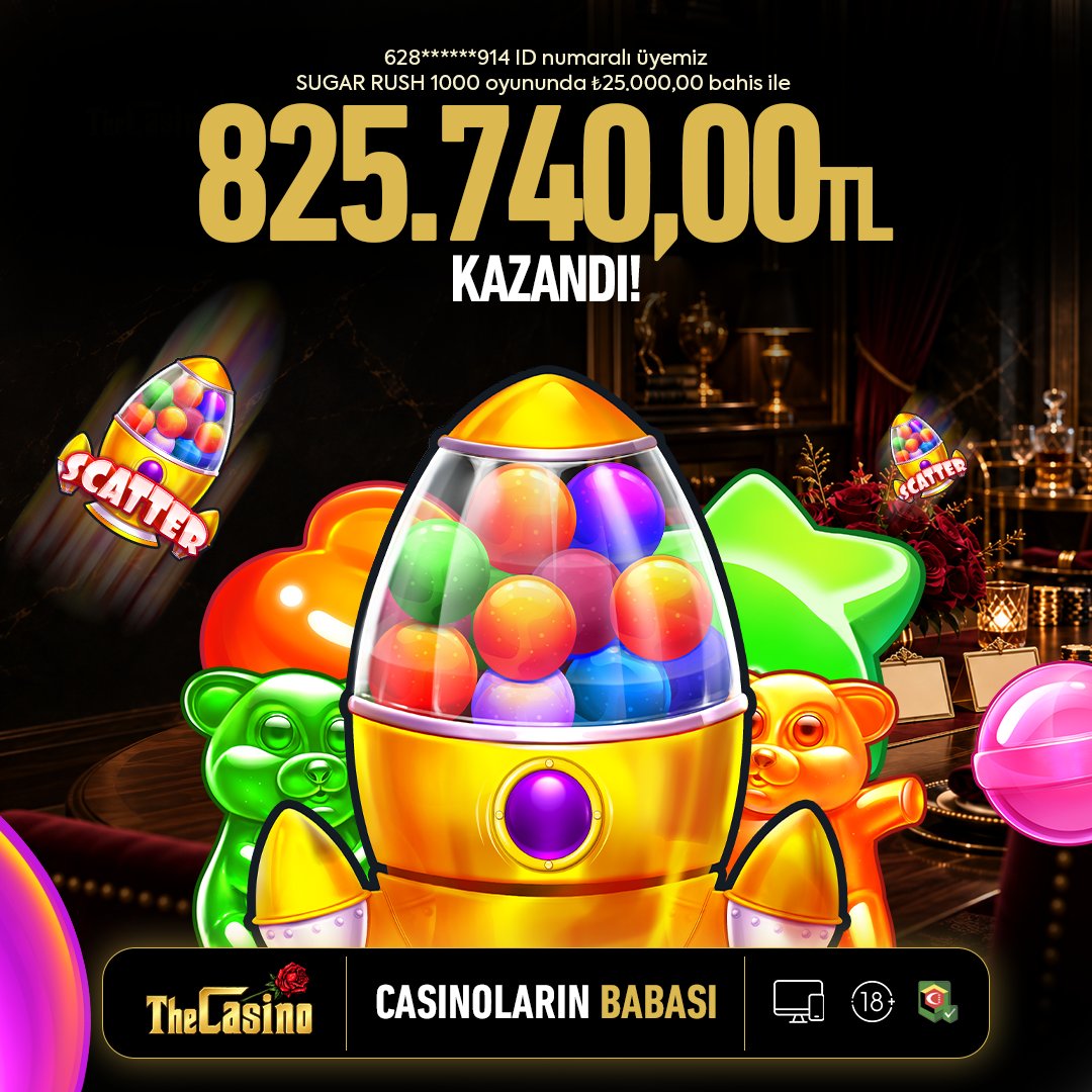 thecasinoffical's tweet photo. BÜYÜK KAZANÇ!
TEBRİKLER!

Şansını Hisset,
Kazancını Kutla!

THE CASINO
CASİNO’LARIN BABASI https://t.co/MiAxrE0yBR