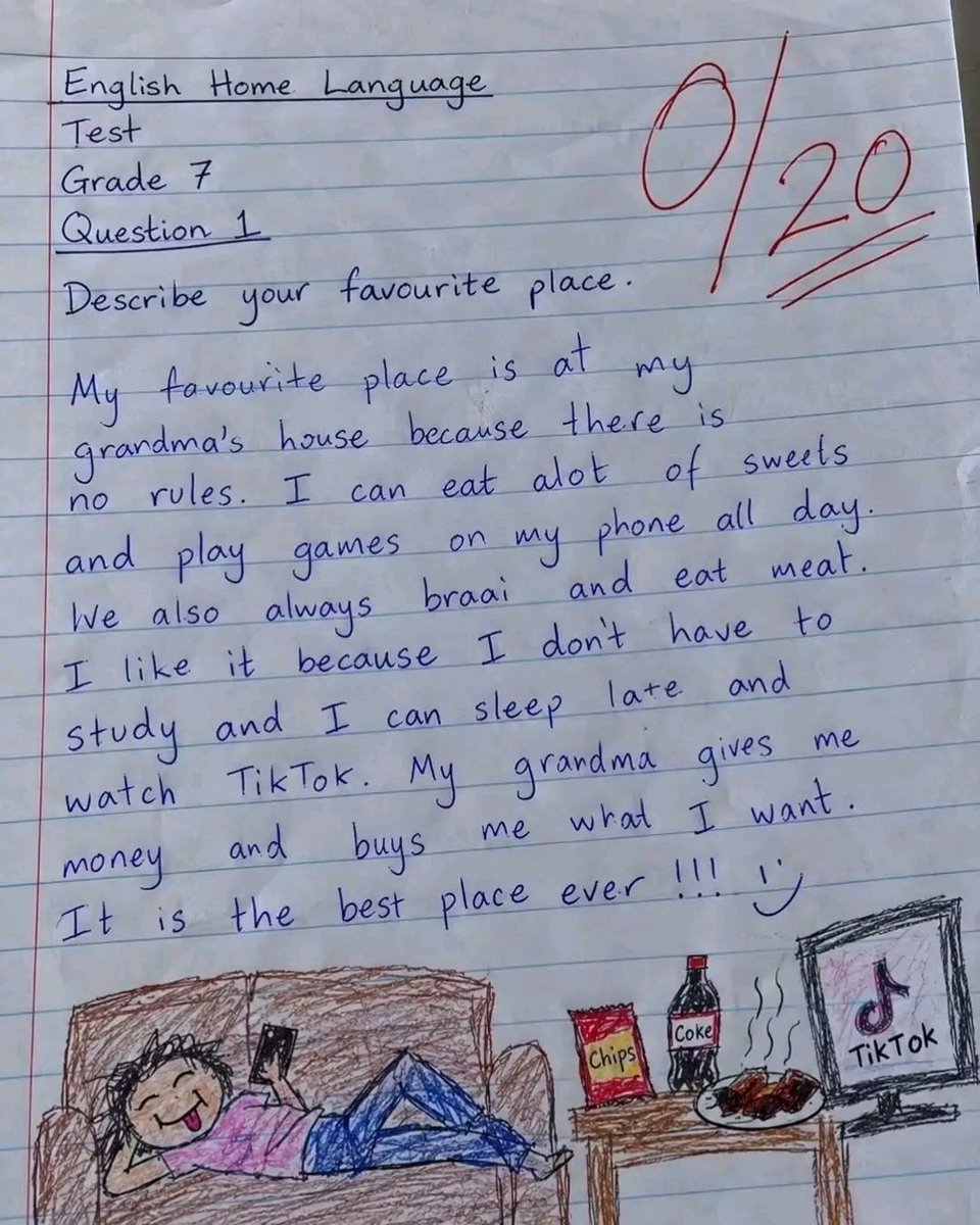 AmoNtombi's tweet photo. Teacher might have had a very strict grandma so she doesn't relate to this 😔 https://t.co/vhHcDugXr5