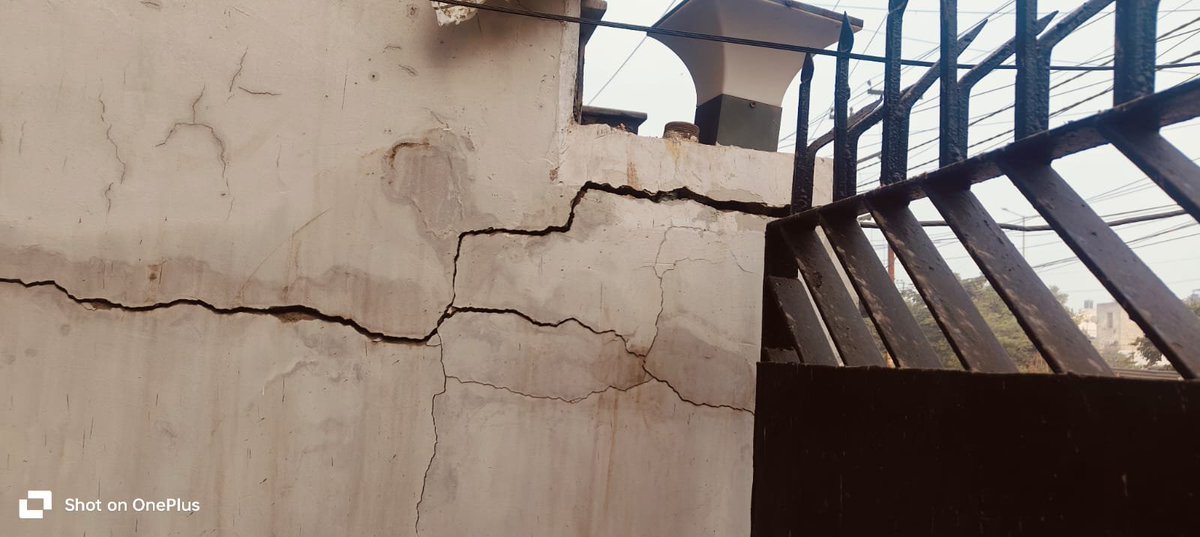 FocusOnHoppus's tweet photo. @mshahi0024 Damage in whole house due to Builder Sushil Gupta and Son Paras Gupta (Paras Ace Developers) ILLEGAL BASEMENT construction.
Lanter is tilted to one side. Complaints from 2.5 years. @myogioffice @gdagzb #VCGZB @ZeeNews @ghaziabadpolice @dgpup @dm_ghaziabad https://t.co/fS7jzWKXB2