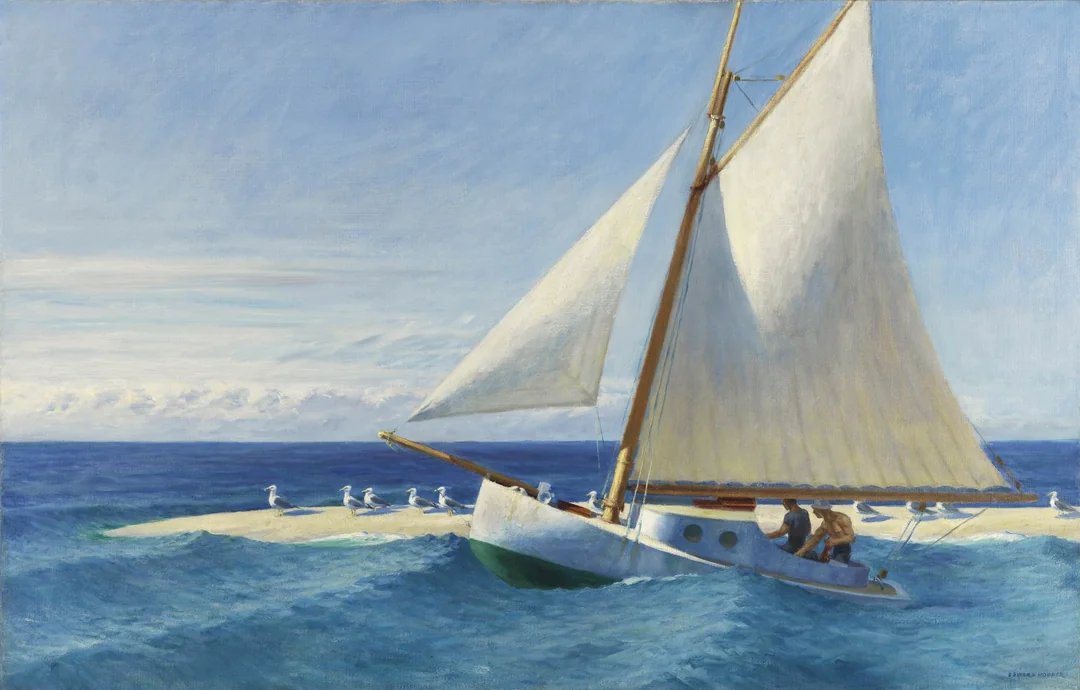 artisthopper's tweet photo. The Martha McKeen of Wellfleet - 1944 #artbots #hopper https://t.co/Q1VPBtNXNP