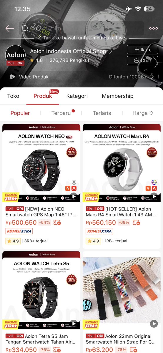 callmelatxr's tweet photo. IN THIS ECONOMY, SMARTWATCH CAKEP NGGAK HARUS MAHAL‼️😭

Nemu yang desainnya cakep, fiturnya lumayan lengkap, tapi harganya masih aman buat dompet 👇
ITEL
VIVAN 
ADVAN
AOLON
HUAWEI

Yang mana nih, yang bikin kalian pengen checkout ?👀 https://t.co/Zmc2efNl12