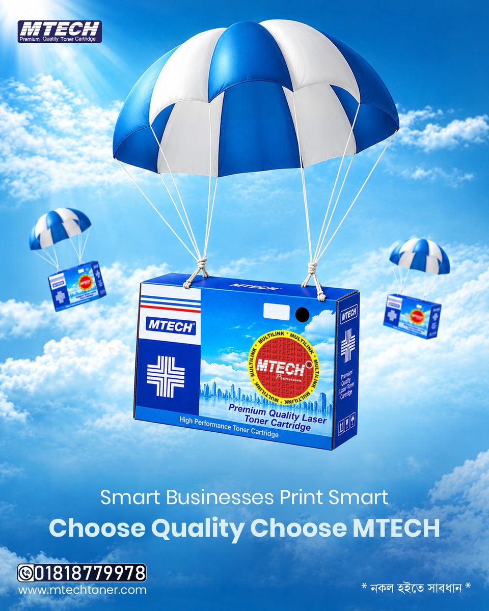 TonerMtech's tweet photo. Good printing starts with the right toner.

For businesses, consistent print quality matters. Choose a toner that fits your printer and your everyday printing needs.

📞 01818779778
🌐 https://t.co/krfU0AZTwa

#MTECHToner #PrinterToner #BusinessPrintin https://t.co/ZQ8MA7h93m