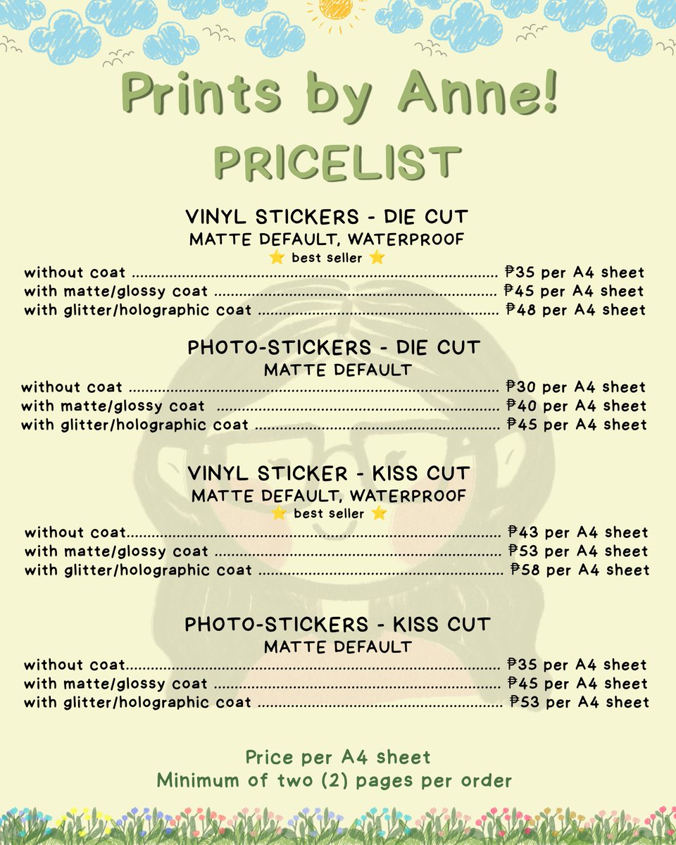 _tenthoffeb's tweet photo. Prints By Anne! is now officially open! <3 

📝 Order Form: https://t.co/8Jwq1ukHrL
🗺️ Platform Guide: https://t.co/sWYUl1o6lz
📢 Feedback: #PrintsByAnne
🔔 Updates: #PrintsByAnneUpdates
✍️ Sample Works: https://t.co/721PEuAkmq

🏷️ WTS LFB KISS CUT DIE CUT STICKER POST CARDS BUTTON PINS RUSH PRINTING

Help RT, thank you!