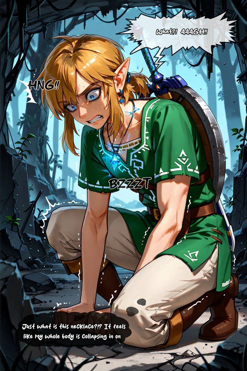 amanofthetrash's tweet photo. Triforce of Curves Ch1 - Part 1
Link finds an unusual item in a hidden dungeon...
If you like this, please consider supporting me on Patreon. https://t.co/1i1KVLoGzM
