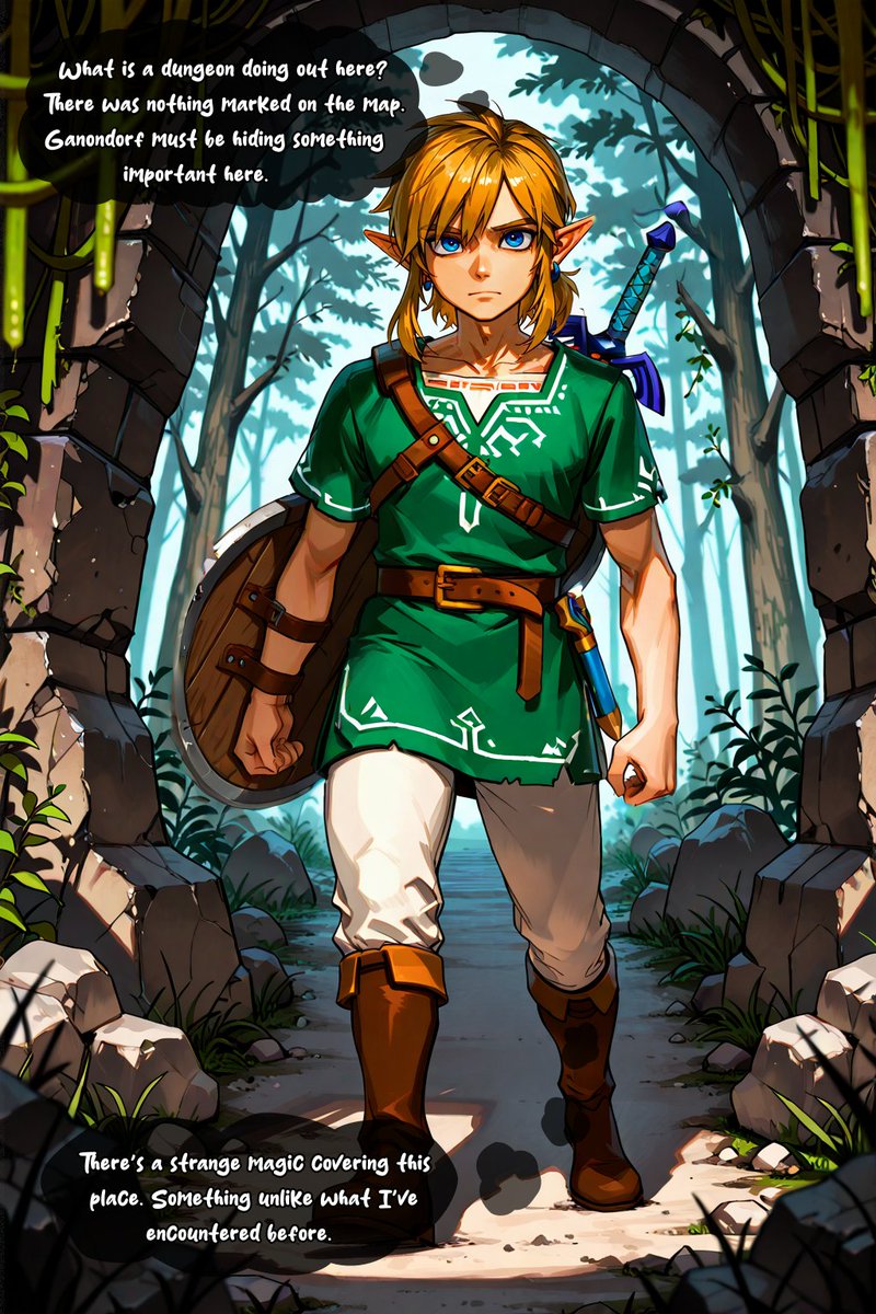 amanofthetrash's tweet photo. Triforce of Curves Ch1 - Part 1
Link finds an unusual item in a hidden dungeon...
If you like this, please consider supporting me on Patreon. https://t.co/1i1KVLoGzM