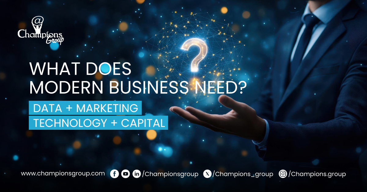 champions_group's tweet photo. Business growth comes from connecting the right capabilities.

Data. Marketing. Technology. Capital.

#ChampionsGroup connects strategy, innovation, technology, execution and capital to turn opportunities into action.

https://t.co/C3KfEHQEmH

#ChampionsGroup #BusinessGrowth https://t.co/lXKGFq7G1R