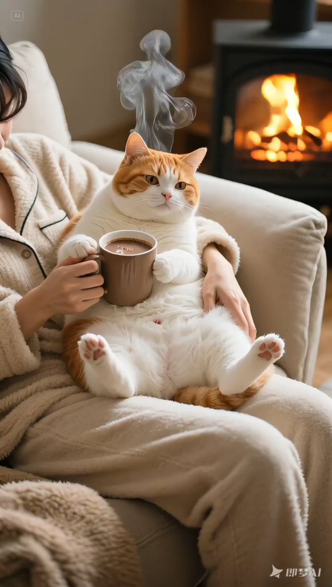 trungpaige51273's tweet photo. Cozy Sunday at home: making hot chocolate, petting my cat, and rewatching my favorite show—this is the vibe I need right now.， https://t.co/NyyNbp7uEF