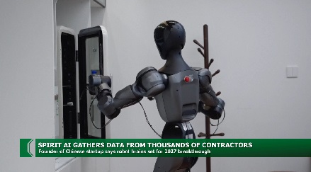 Joao_F_Pinto's tweet photo. One of the founders of tech start-up Spirit AI predicts that a breakthrough in robot intelligence could occur by mid-2027. However, useful home robots may still be years away. #China360 #China #Economy #Business #Robotics #AI #EmbodiedIntelligence https://t.co/VtYtUHfmis