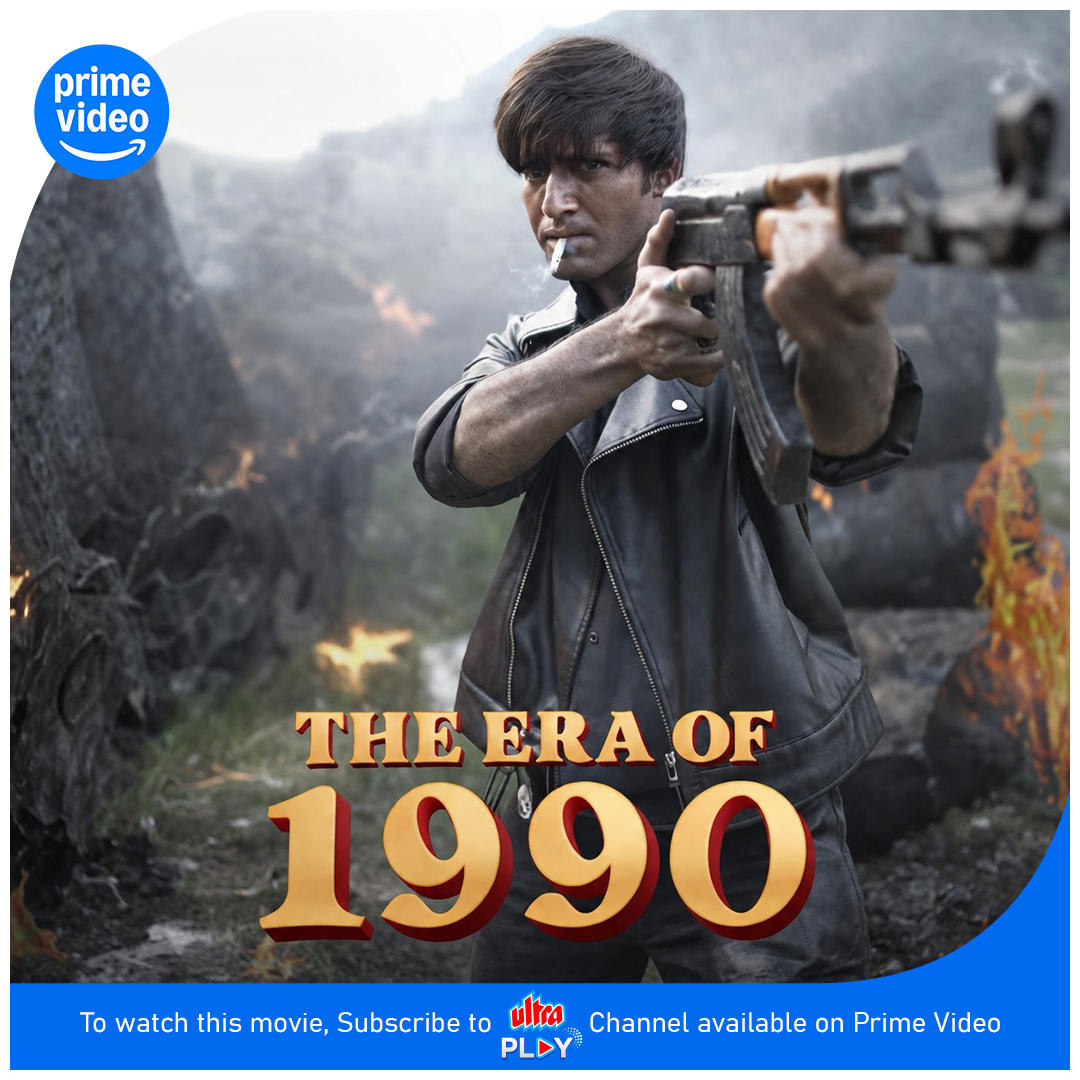 UltraMEPL's tweet photo. A journey of love, emotions and unforgettable moments 🎬
Watch The Era of 1990 on the Ultra Play Channel, available on Prime Video 🍿
 
https://t.co/TOuneUT3ve
 
#TheEraof1990 #UltraPlay #PrimeVideo #RahulDev #Bollywood https://t.co/sl9Pp49ssh