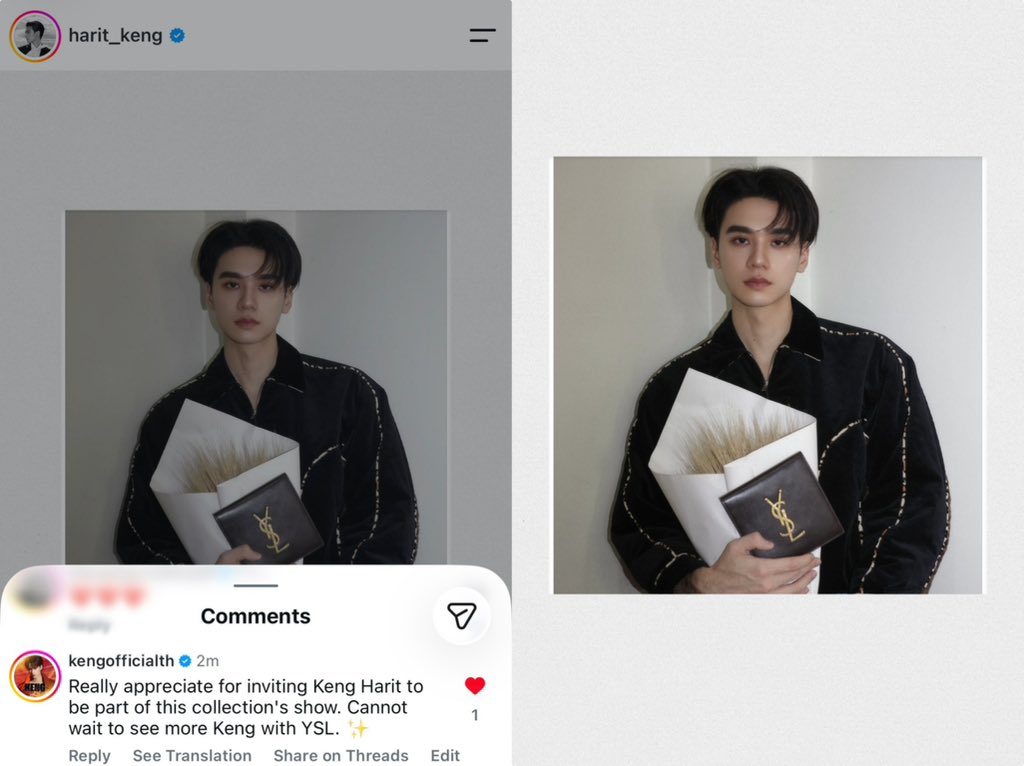 2KengOFCTH's tweet photo. ป้าโอ๋ เรารู้มือกันอยู่แล้วครับผม 🖤😎 
ฝากซิ่ง IG พี่เก่งด้วยน้าทุกคน เปิดการมองเห็นกันครับแต่ระวังค่อยๆซิ่งน้าา~ เรายังมีงานใหญ่ข้างหน้ารออยู่ครับ 😍

🔗 https://t.co/bxF4DdWi0T

#KengHarit #ysl https://t.co/8DA92kshqn